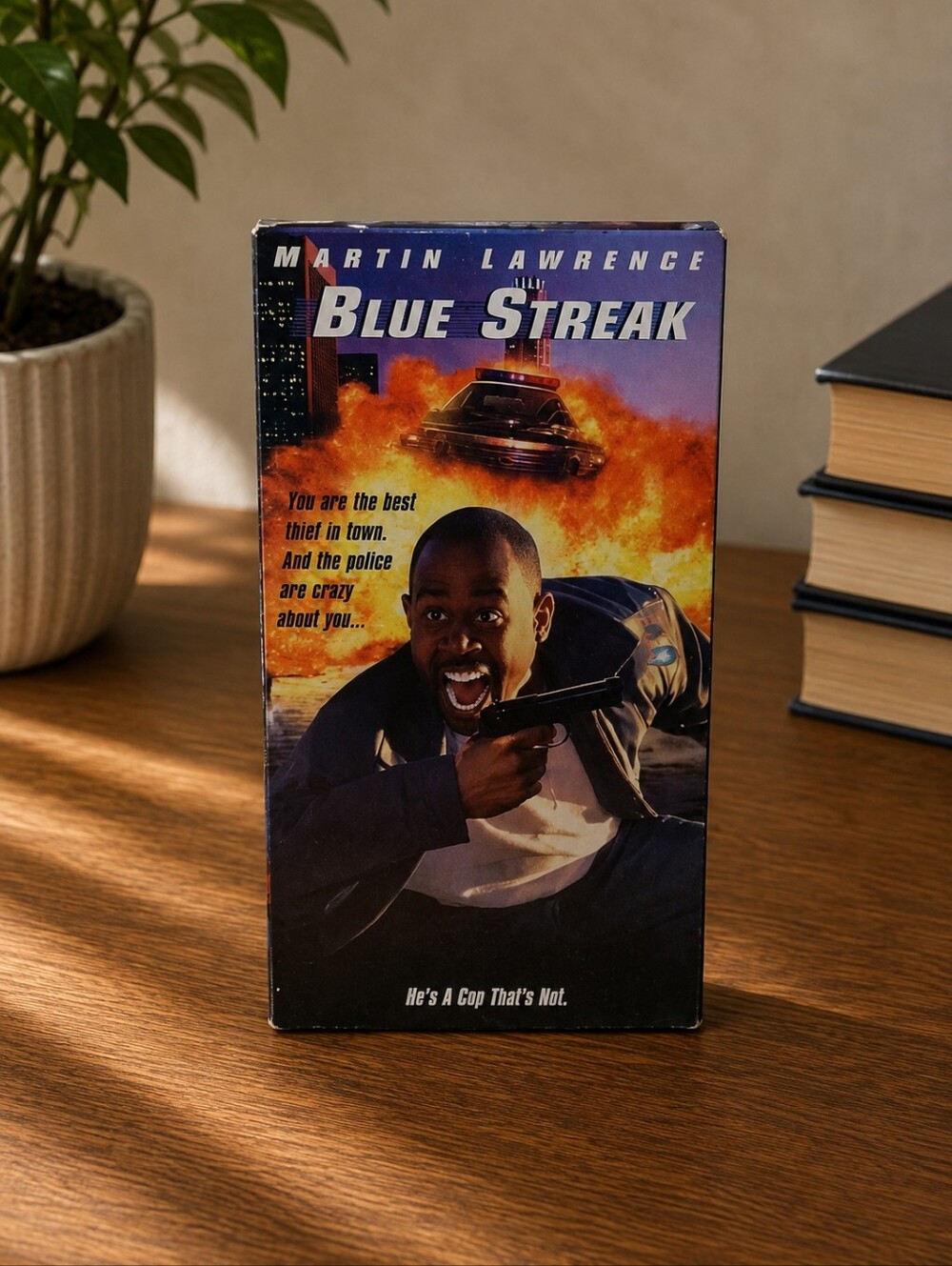Blue Streak action comedy VHS tape